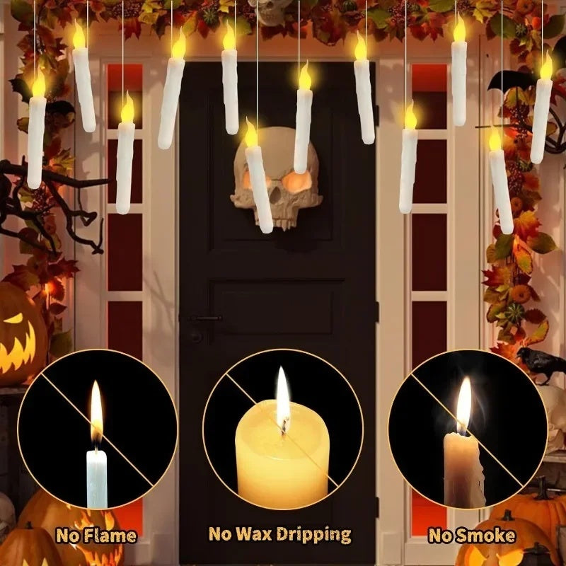12pc Floating Candles Halloween Decoration